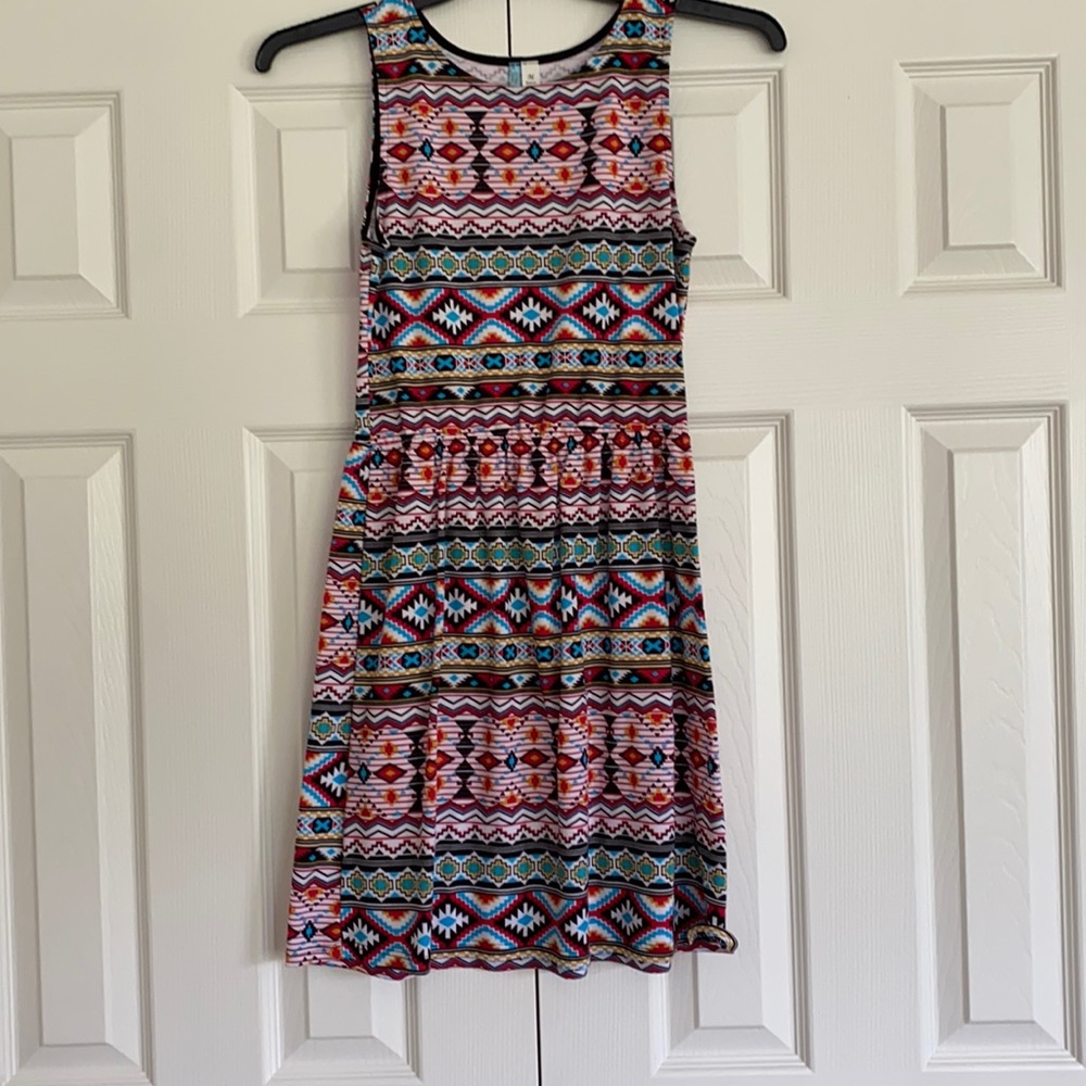 Aztec Print Dress